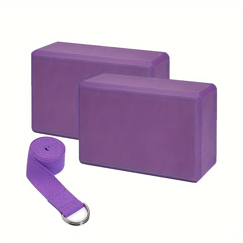 Kit 3 em 1 de Blocos de Yoga Ortoluxxe