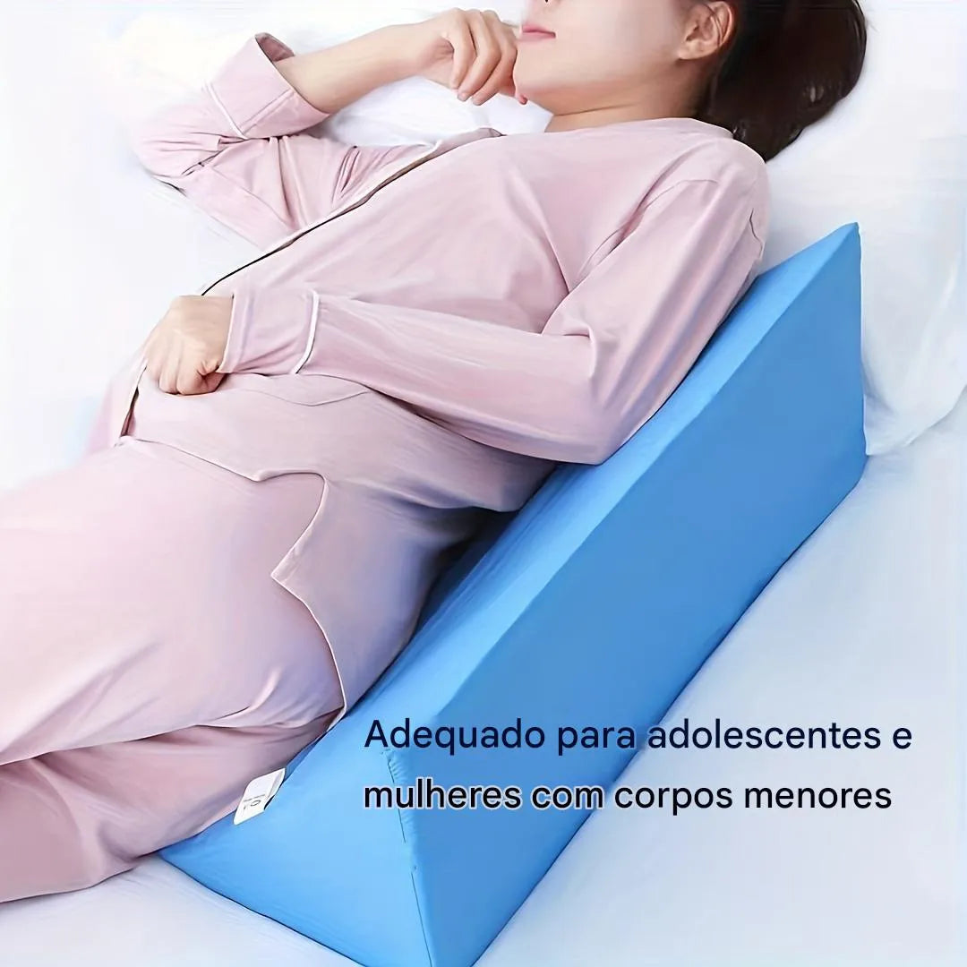 Almofada Triangular de Posicionamento para Pacientes Acamados Ortoluxxe