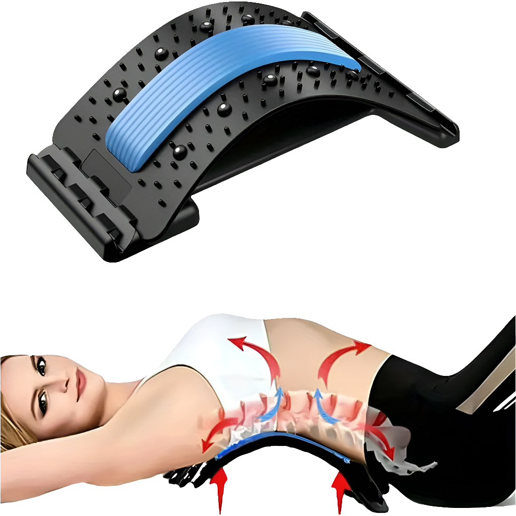 Maca Lombar Ajustável Ortoluxxe para Alívio da Dor e Massagem