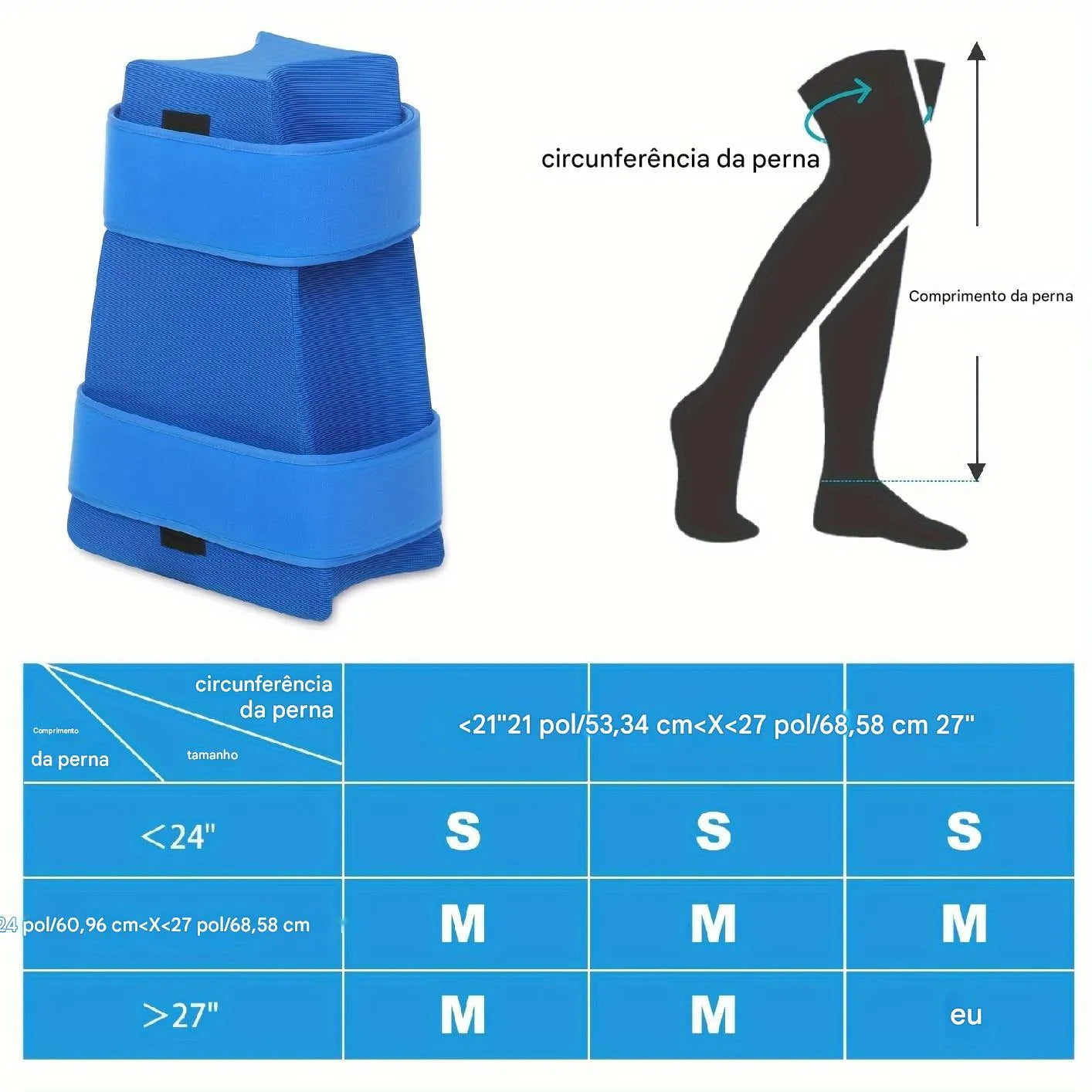 Almofada Ortopédica de Espuma de Memória para Abdução do Quadril Ortoluxxe