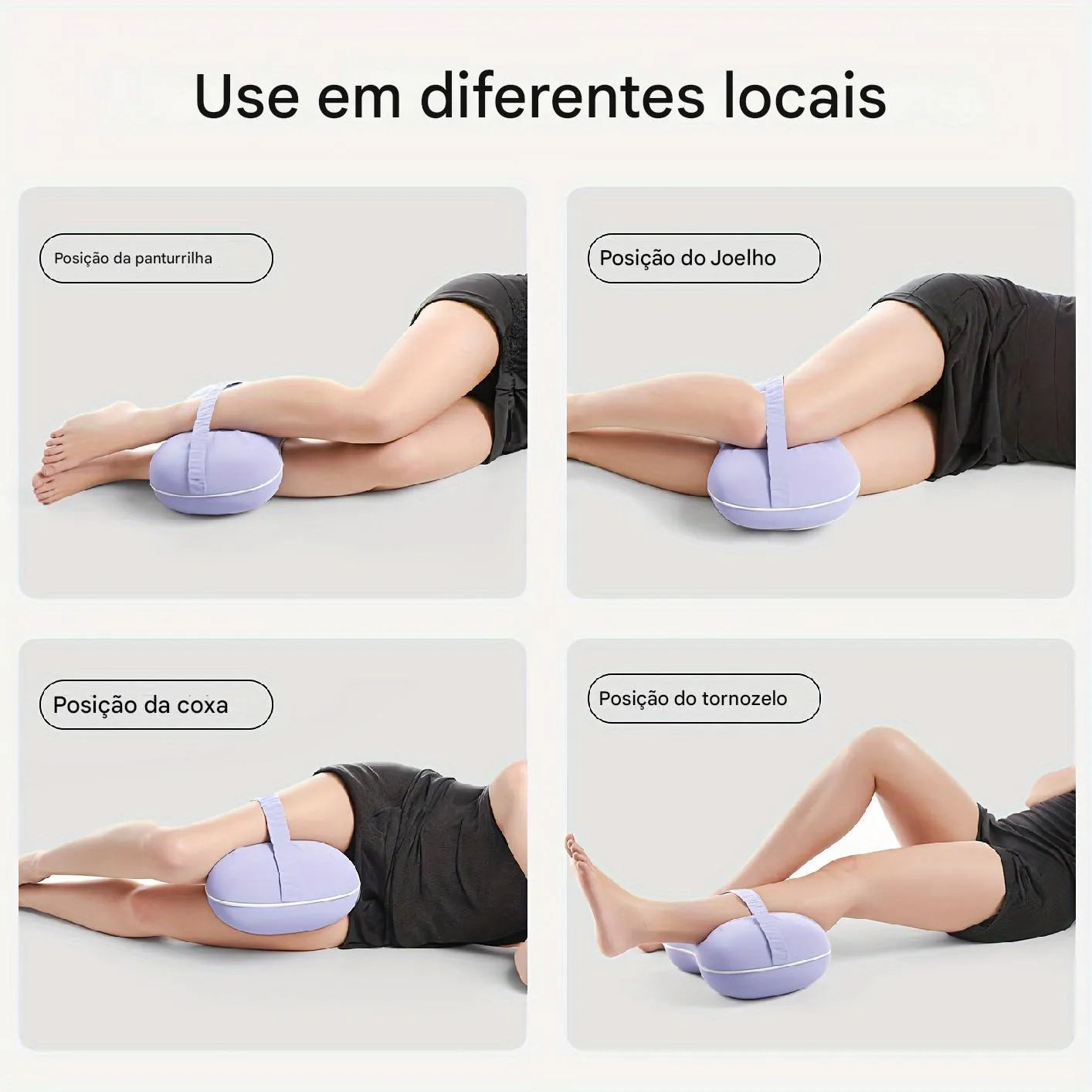 Travesseiro de Espuma Viscoelástica para Joelhos Ortoluxxe