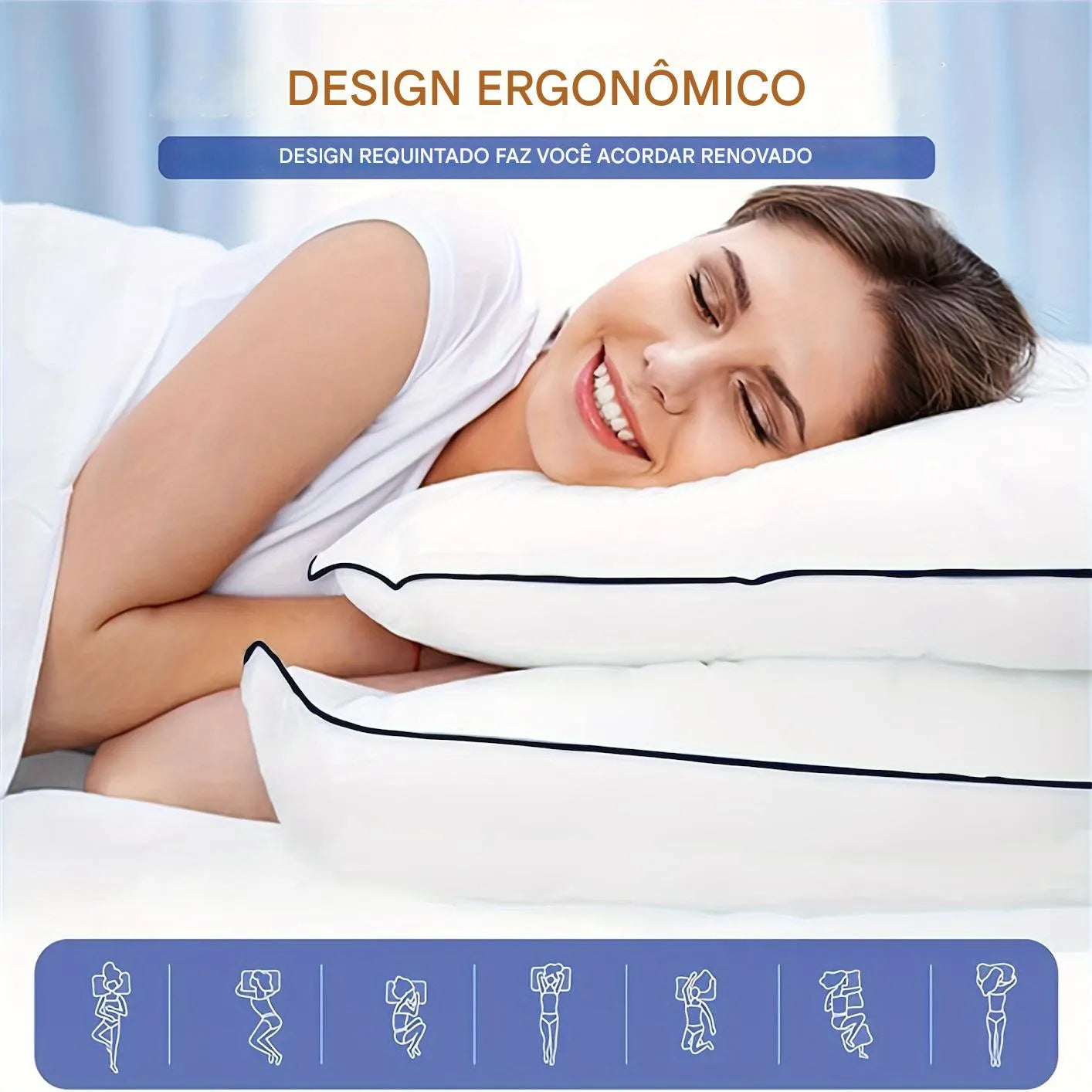 Travesseiro Luxuoso e Refrescante Ortoluxxe