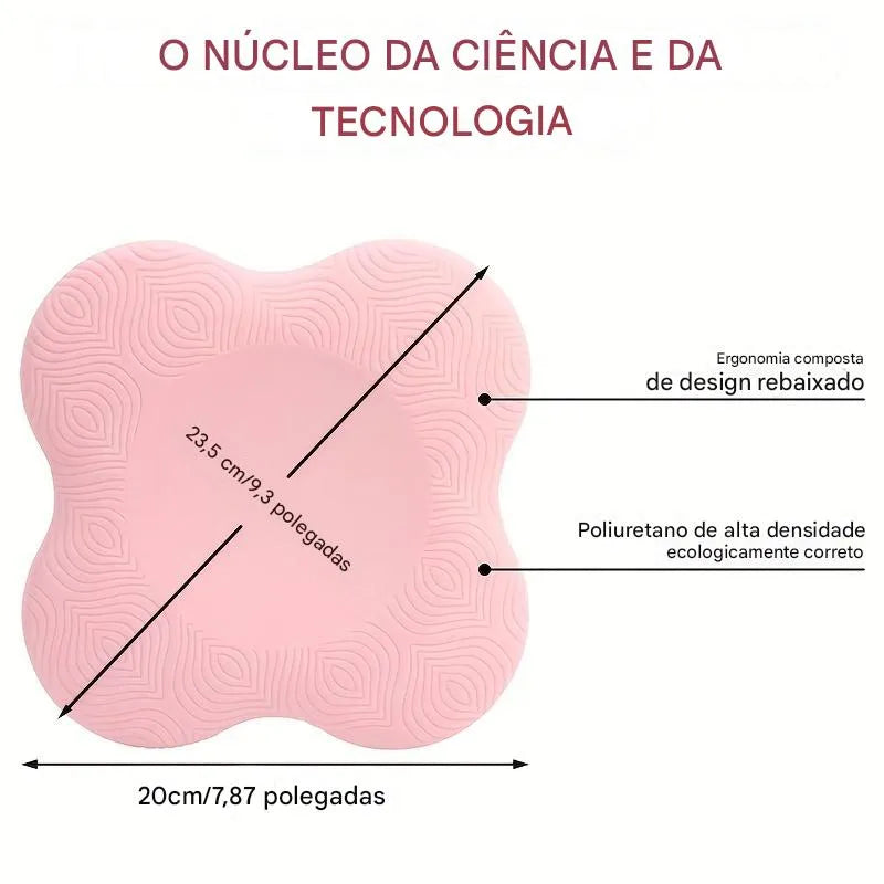 Almofada Extra Grossa para Joelhos, Cotovelos, Mãos e Pulsos – Proteção para Yoga, Pilates e Treinos Ortoluxxe