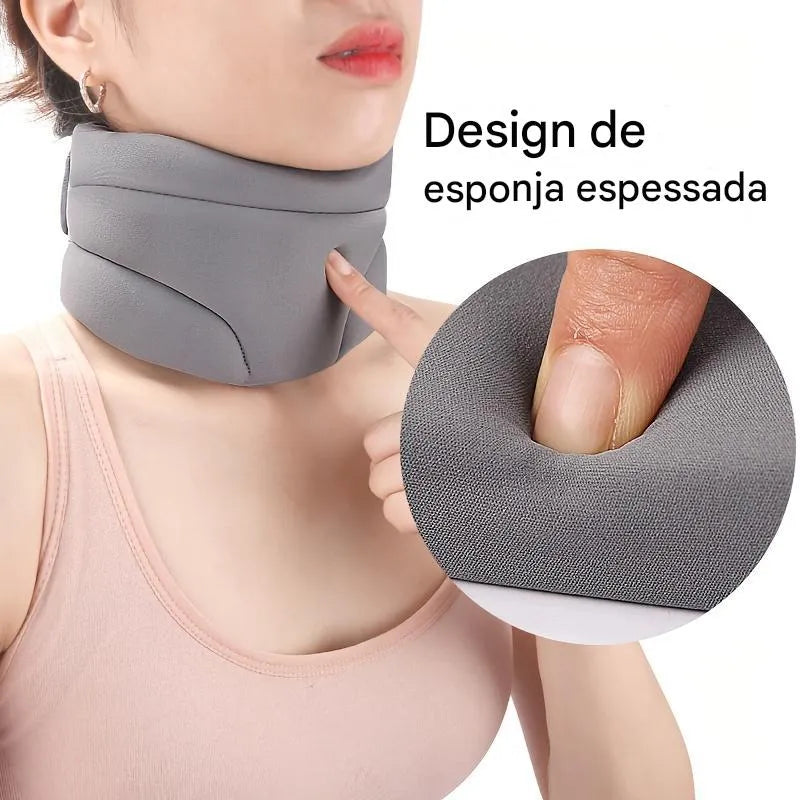 Colar Cervical Ajustável de Espuma Macia para Conforto e Estabilidade Ortoluxxe
