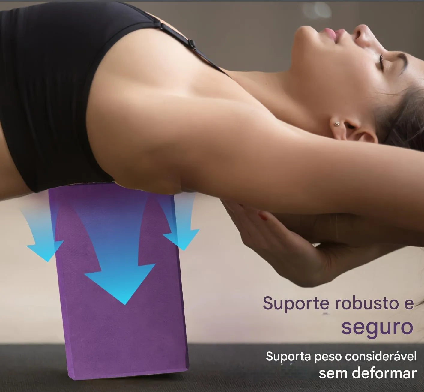 Kit 3 em 1 de Blocos de Yoga Ortoluxxe