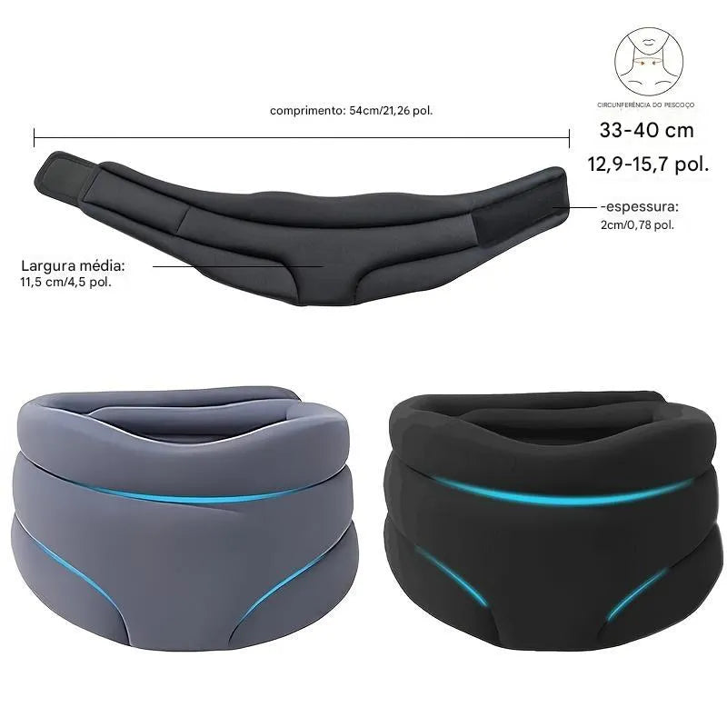Colar Cervical Ajustável de Espuma Macia para Conforto e Estabilidade Ortoluxxe