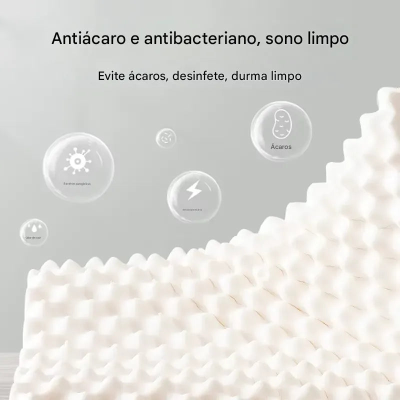 Travesseiro de Látex Tailandês Luxxe