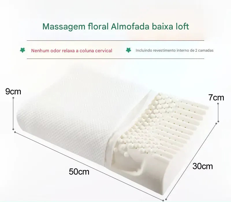 Travesseiro de Látex Tailandês Luxxe