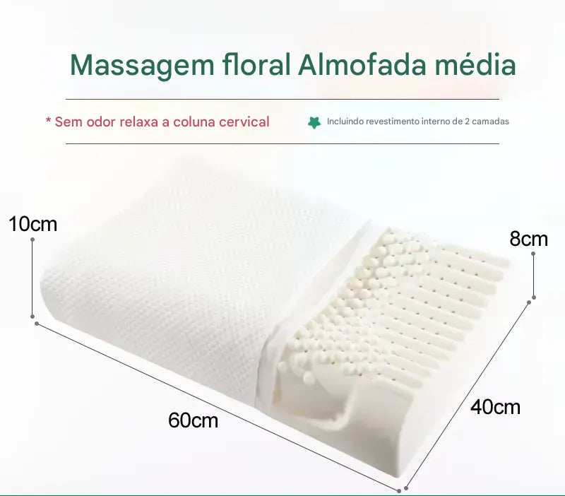 Travesseiro de Látex Tailandês Luxxe