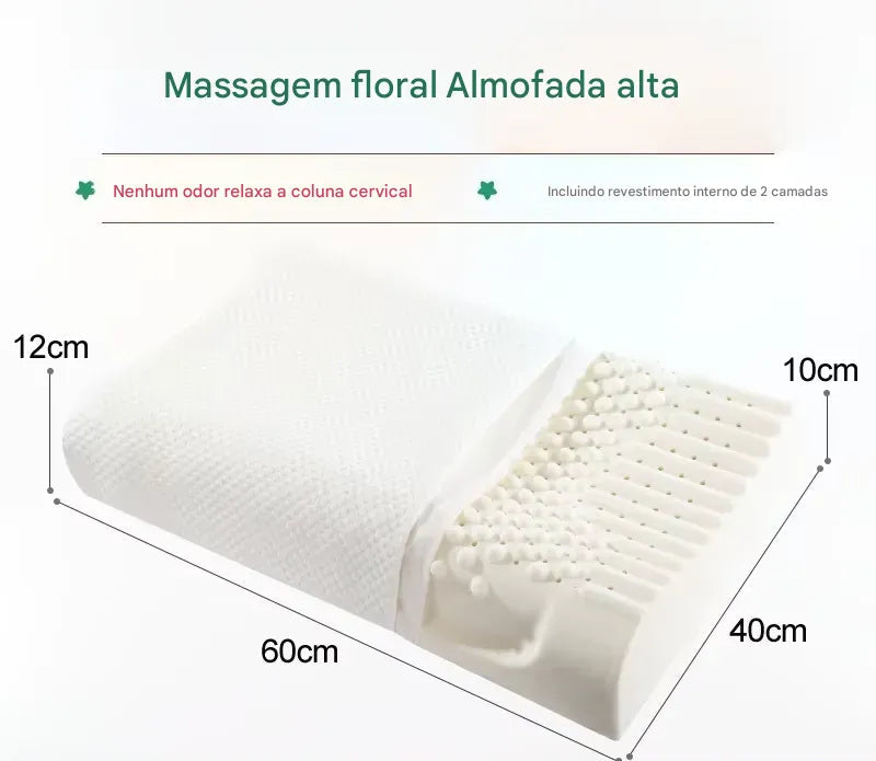 Travesseiro de Látex Tailandês Luxxe