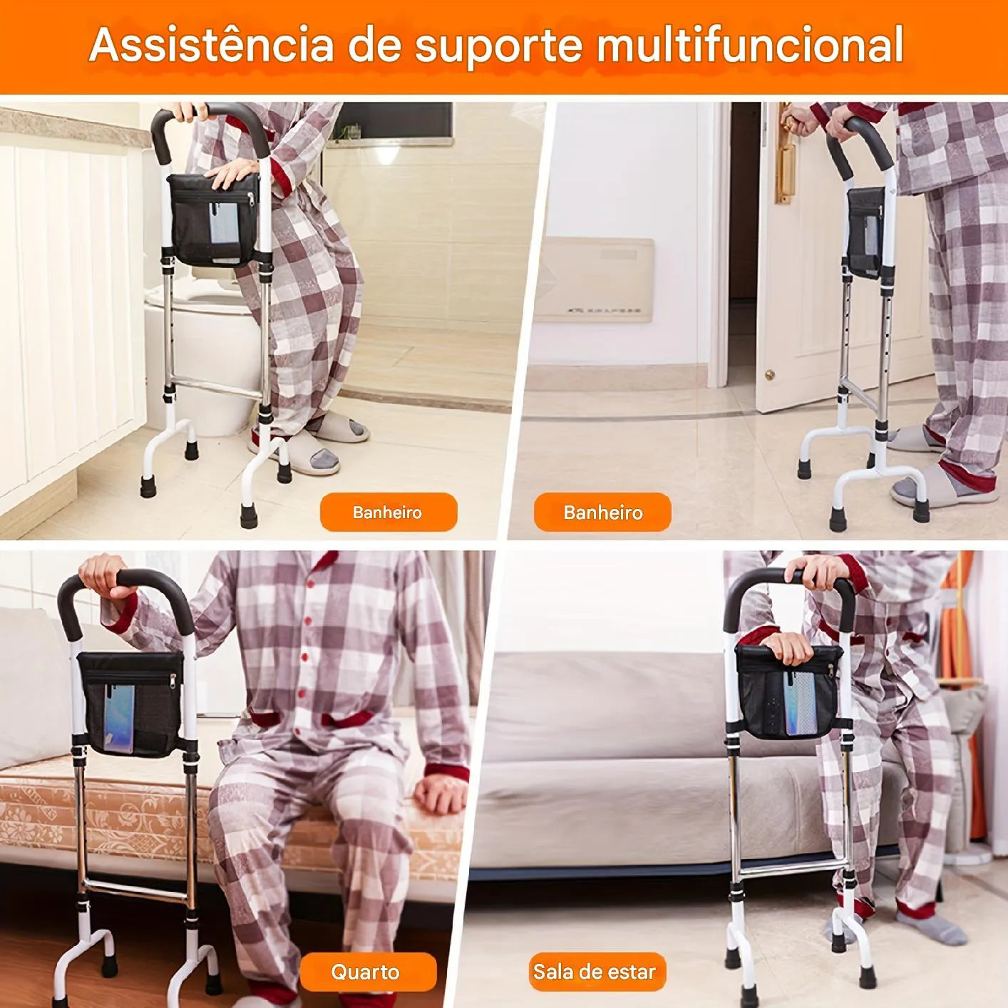 Barra de Apoio para Cama de Idosos Ortoluxxe