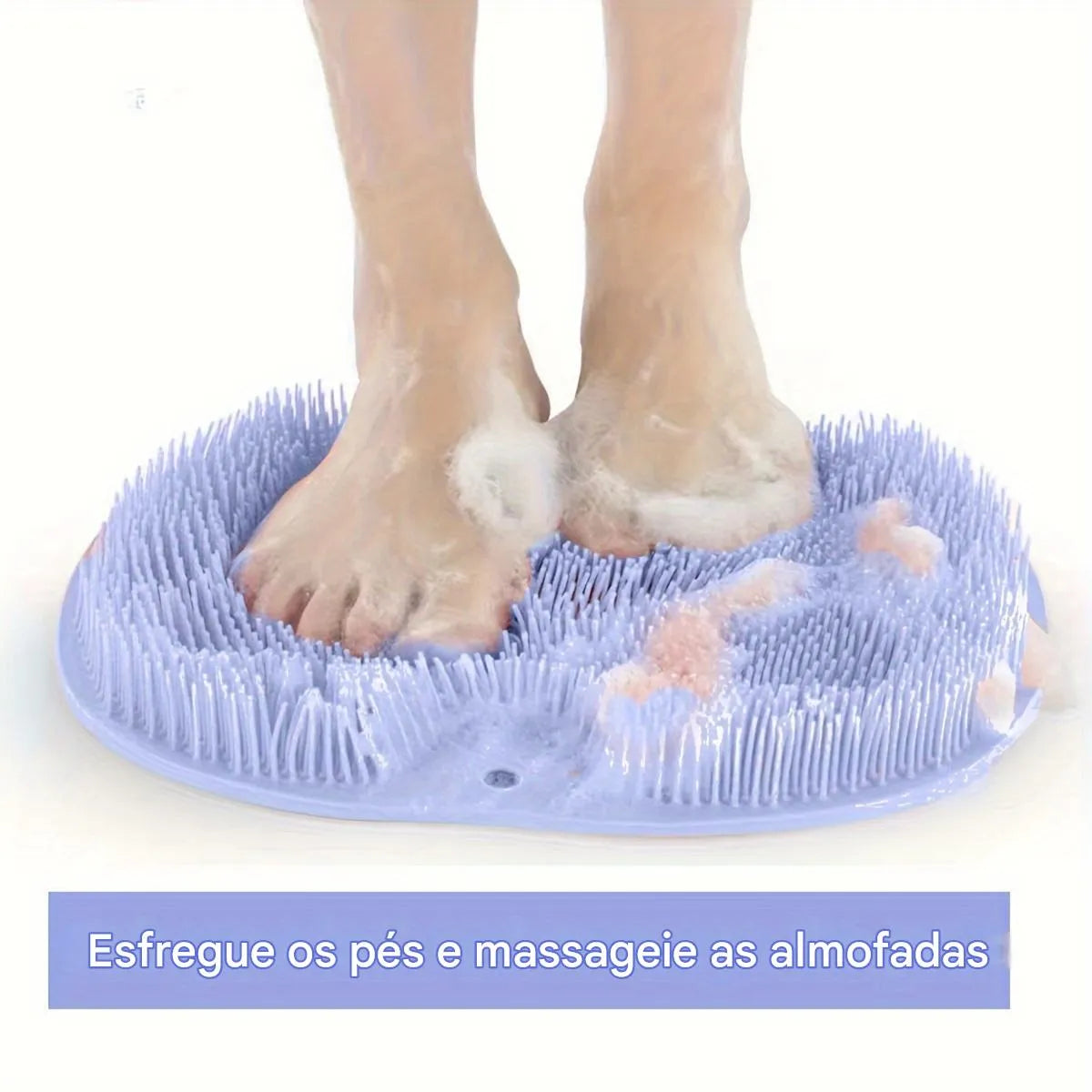 Tapete de Silicone Esfoliante para Pés e Costas Ortoluxxe