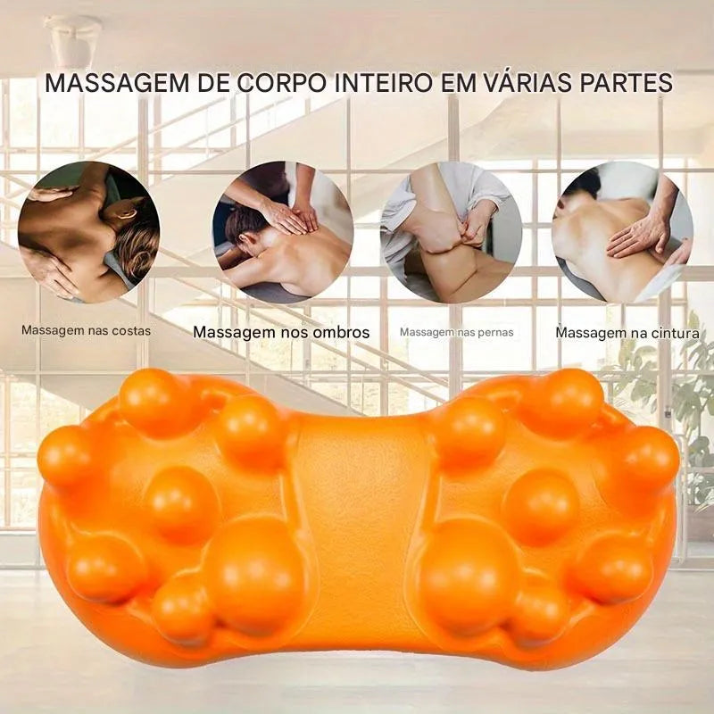 Rolo de Massagem para Alongamento do Piriforme e Alívio da Dor Ciática e Lombar Ortoluxxe