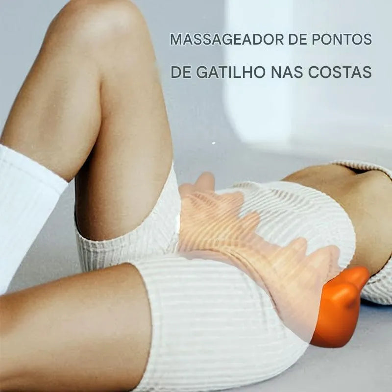 Rolo de Massagem para Alongamento do Piriforme e Alívio da Dor Ciática e Lombar Ortoluxxe