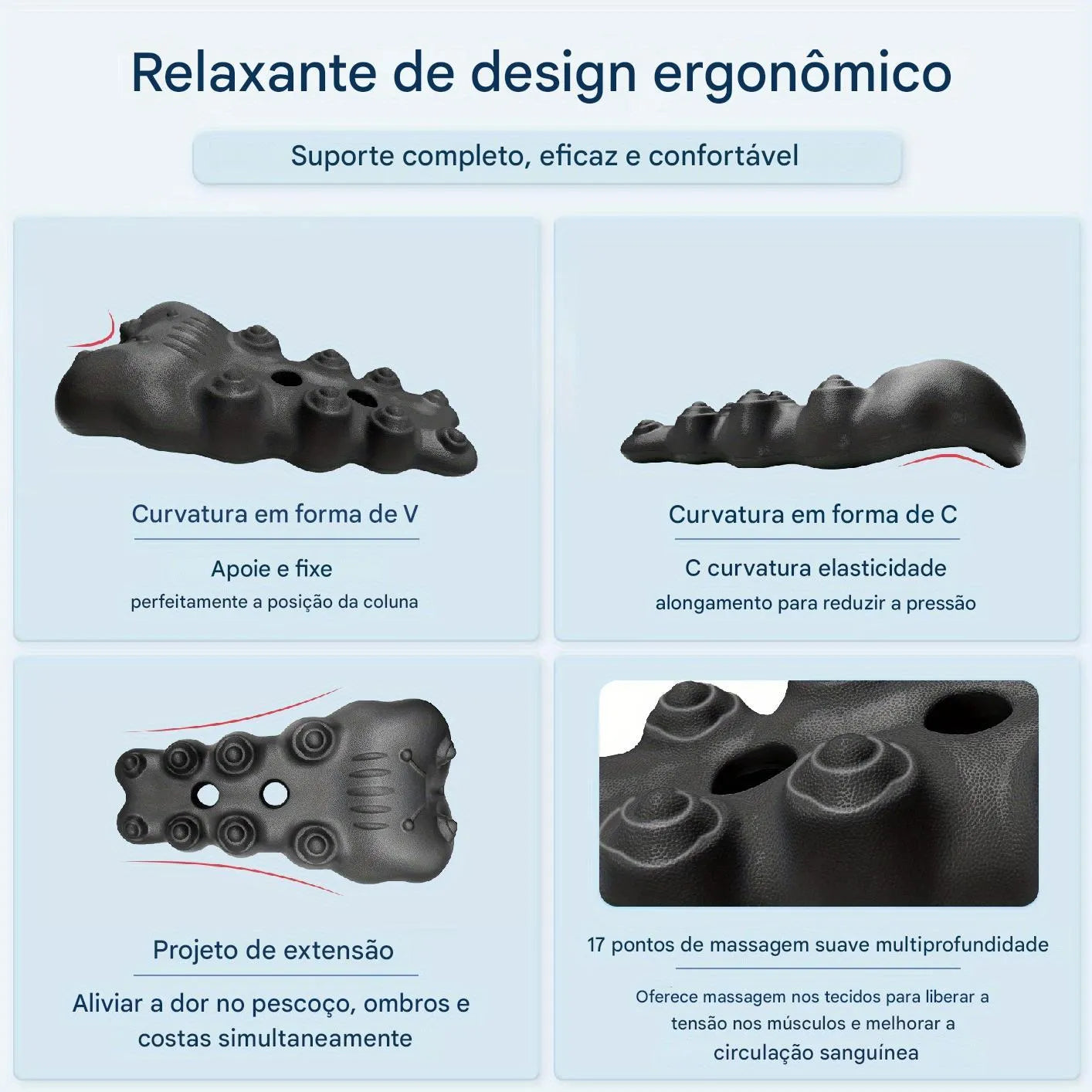 Travesseiro Ergonômico Cervical Ortoluxxe