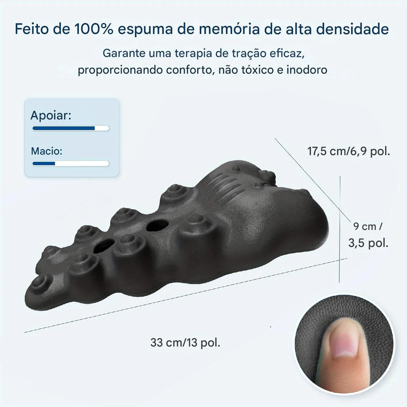 Travesseiro Ergonômico Cervical Ortoluxxe