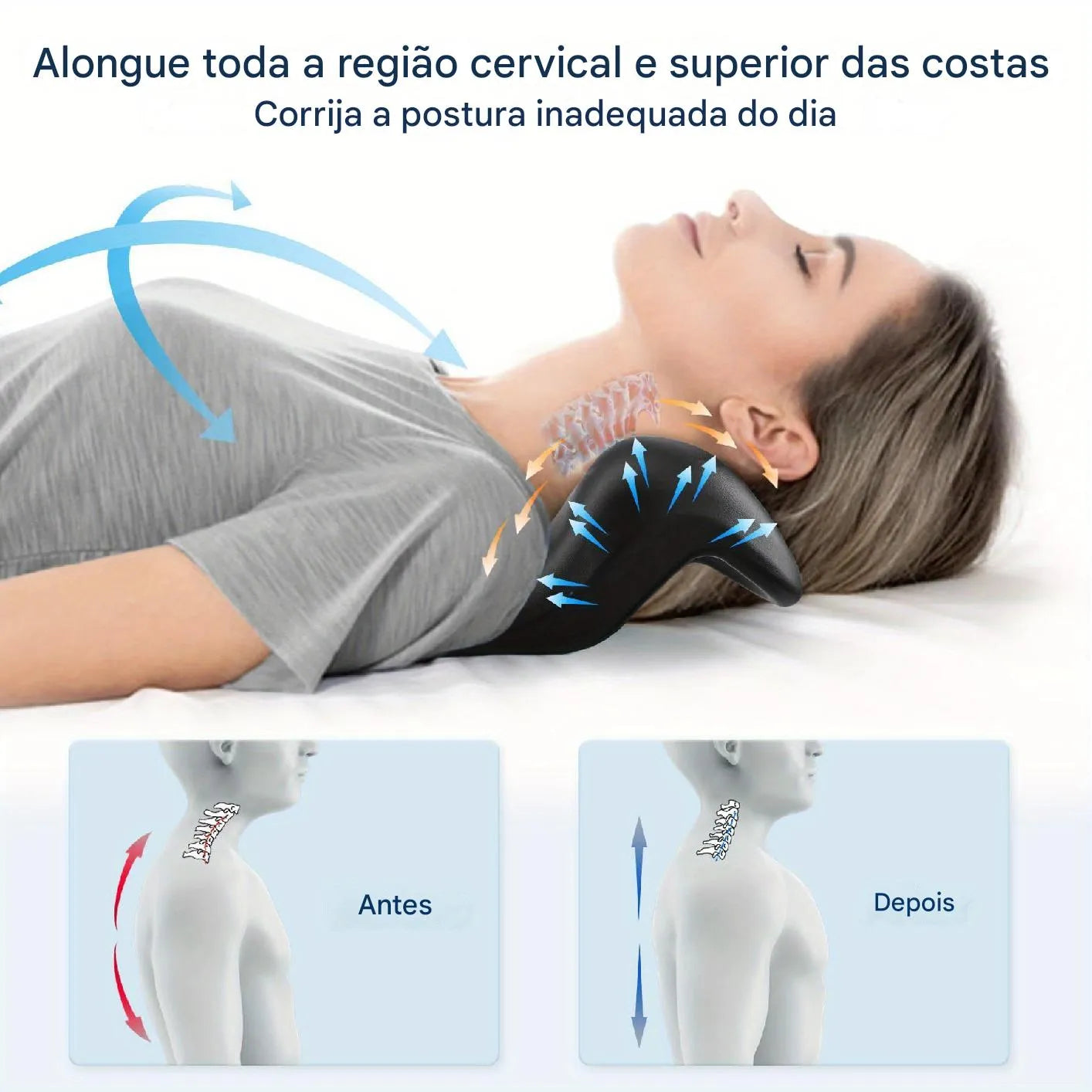 Travesseiro Ergonômico Cervical Ortoluxxe