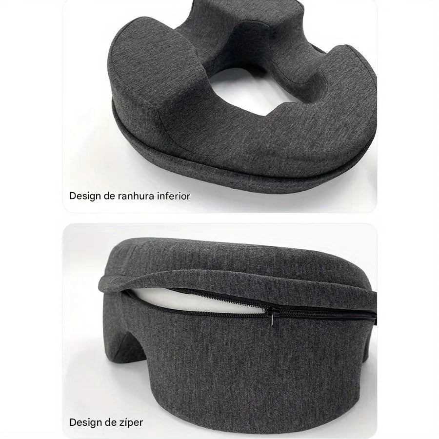 Travesseiro Ergonômico de Espuma de Memória Ajustável e Multiuso Ortoluxxe