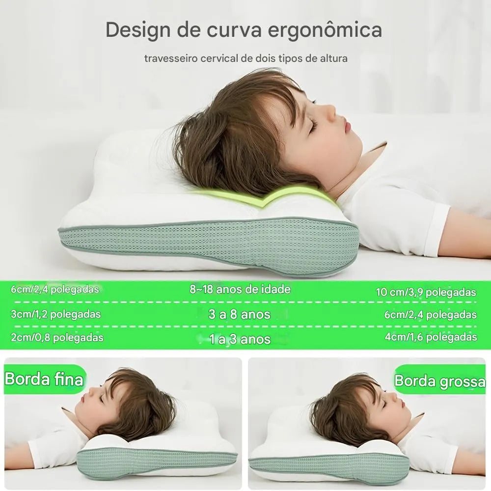 Travesseiro Ergonômico Infantil Ortoluxxe