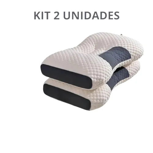 Kit 2 Travesseiros Terapêutico para Pescoço - Orto Luxxe