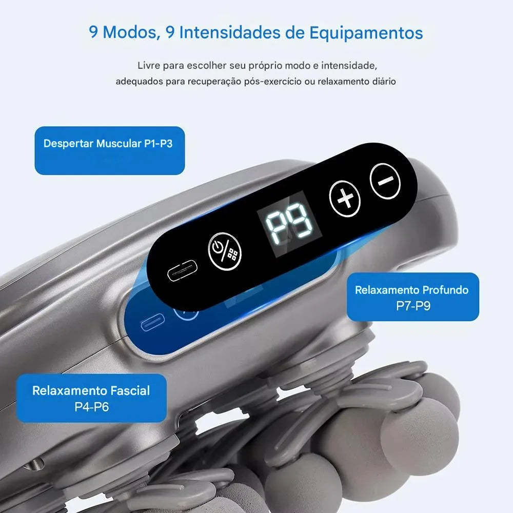 Massageador Muscular Profundo 22 Cabeças