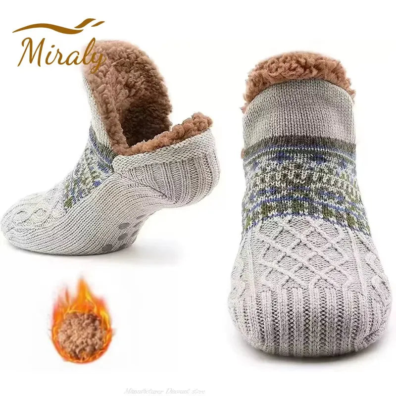 Meia Térmica Antiderrapante de Inverno