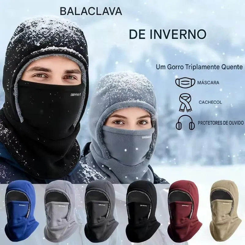 Balaclava Peluciada para Frio Intenso Unissex