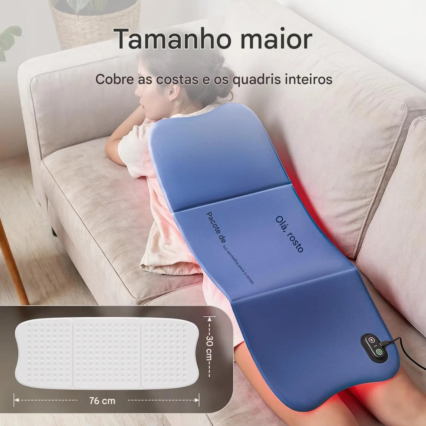 Manta de Terapia com Luz Vermelha