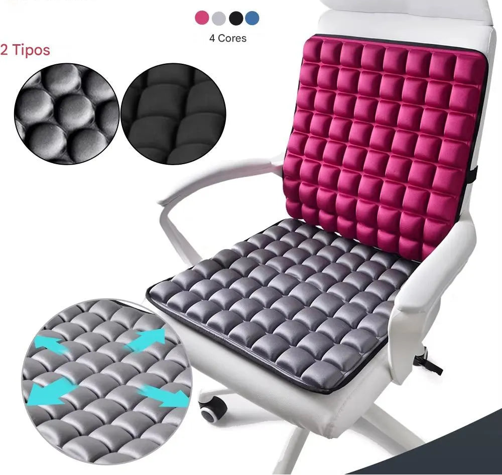 Almofada 3D Respirável para Cadeira e Carro