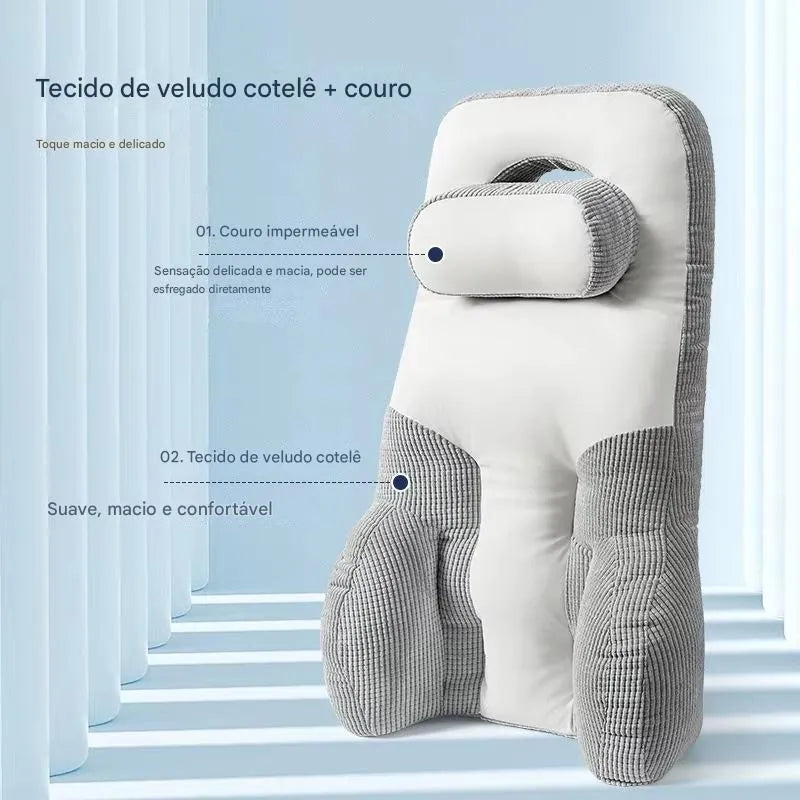 Almofada Lombar de Encosto para Cadeira e Descanso