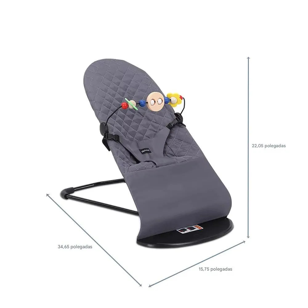 Cadeirinha de Balanço para Bebê Dobrável com Ajuste de Altura