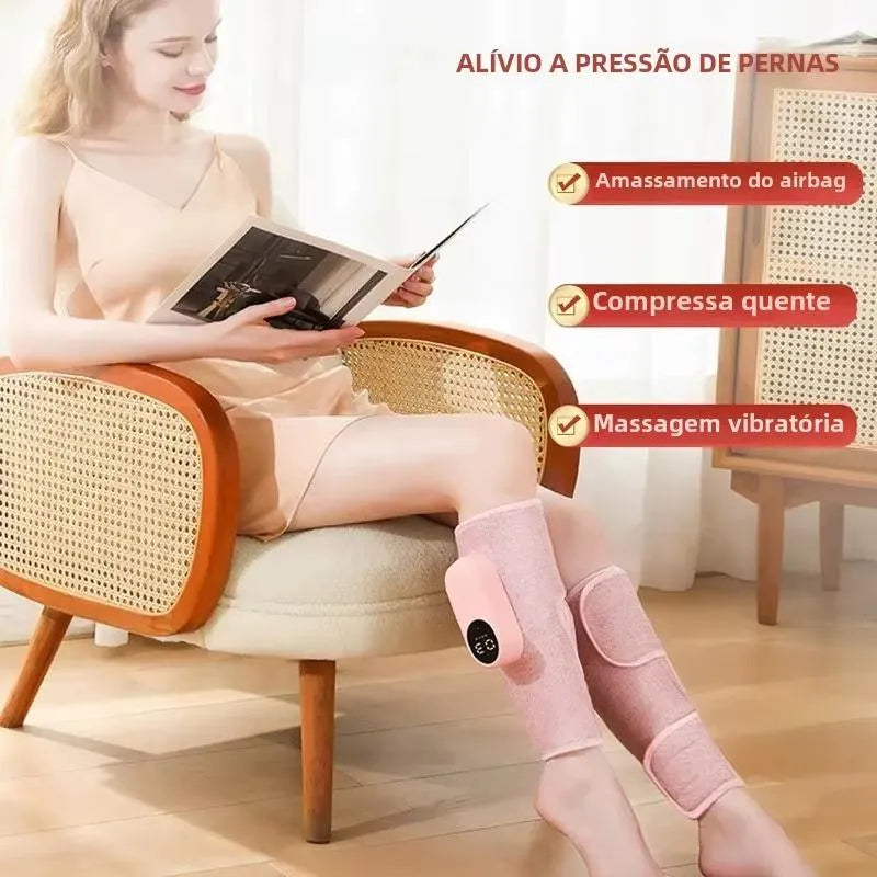 Massageador Elétrico Sem Fio para Pernas