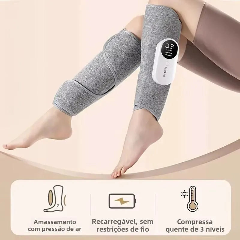 Massageador Elétrico Sem Fio para Pernas