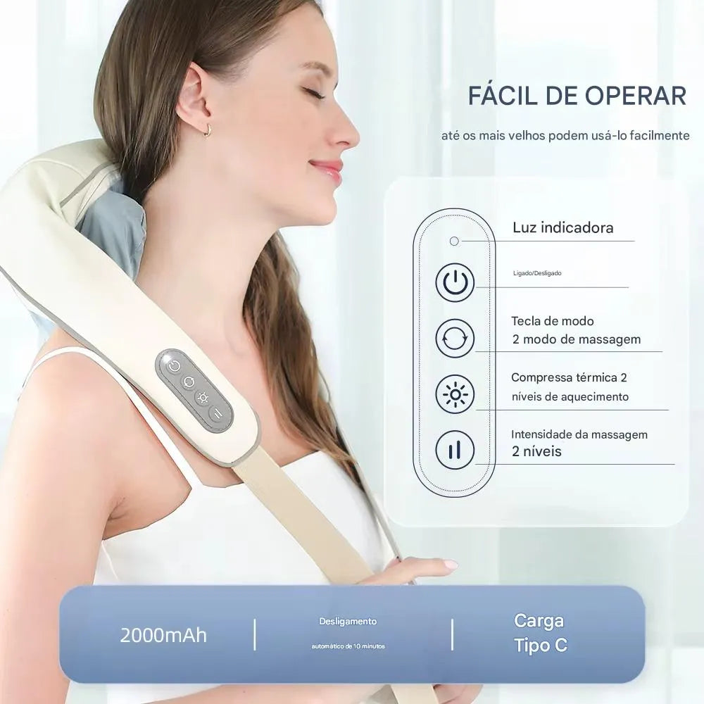 Massageador Cervical e Ombros Foreverlily