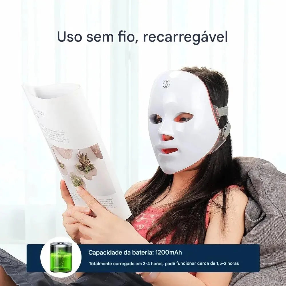 Máscara Facial de LED Ortoluxxe