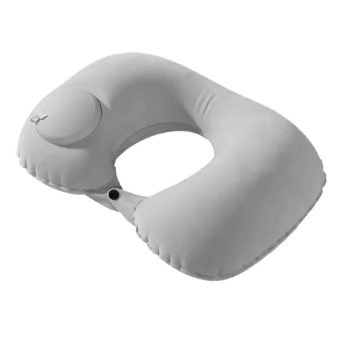 Travesseiro de Viagem Inflável em U com Suporte Cervical