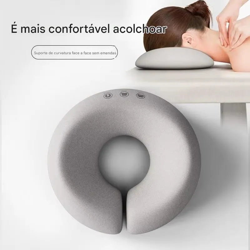 Almofada de apoio macio em formato U para SPA e salão de beleza