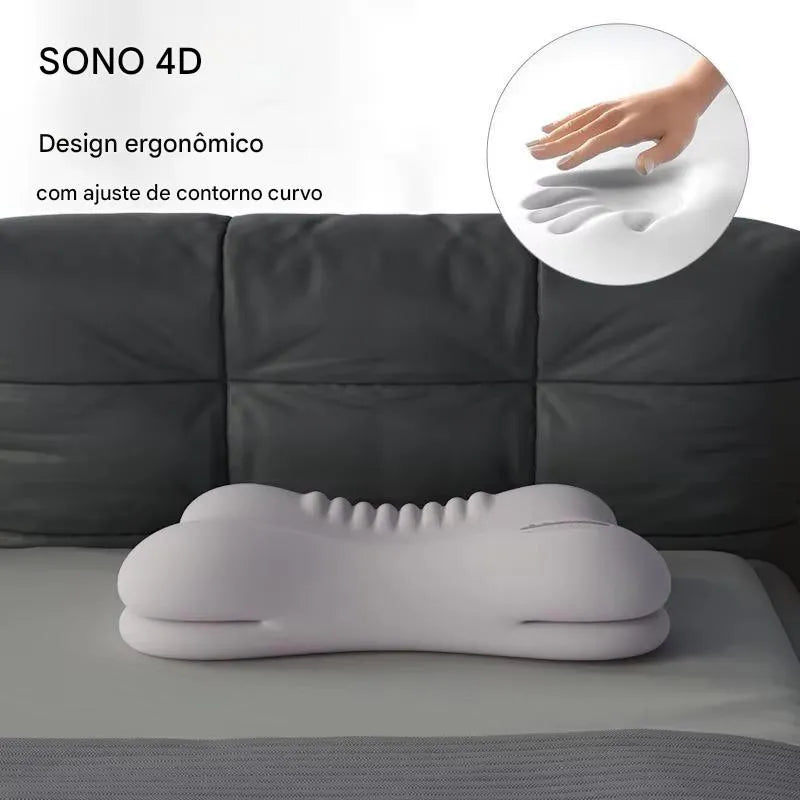 Travesseiro Ergonômico de Suporte Multizonal Ortoluxxe
