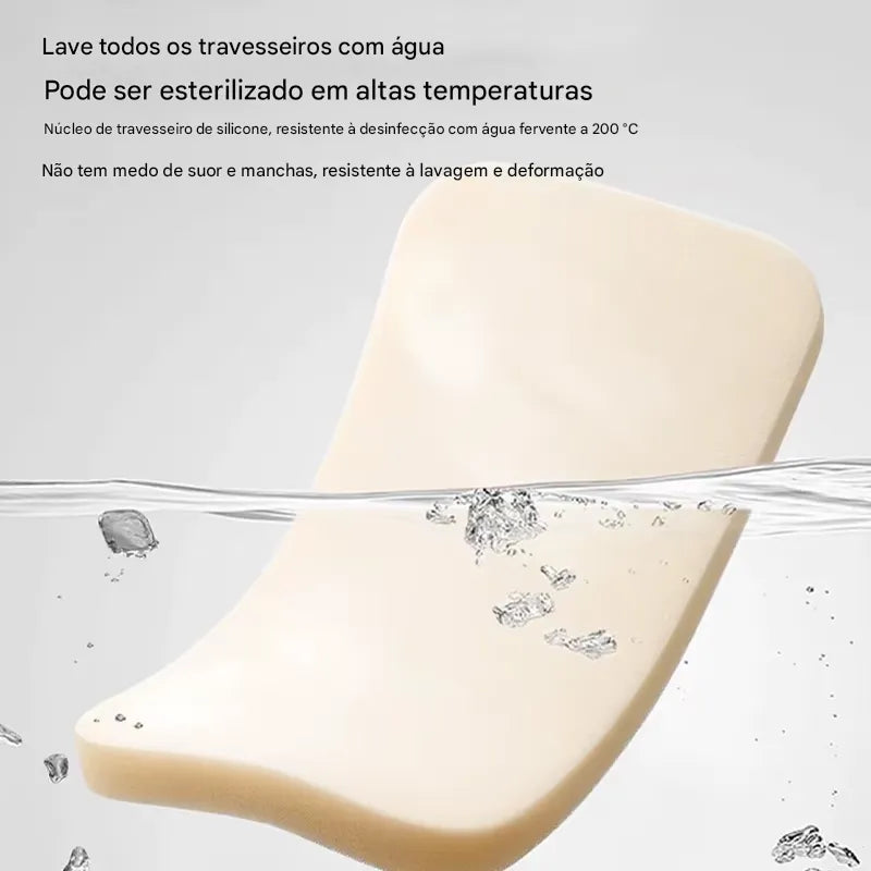 Travesseiro para Bebês Recém-Nascidos com Design Ergonômico Ortoluxxe