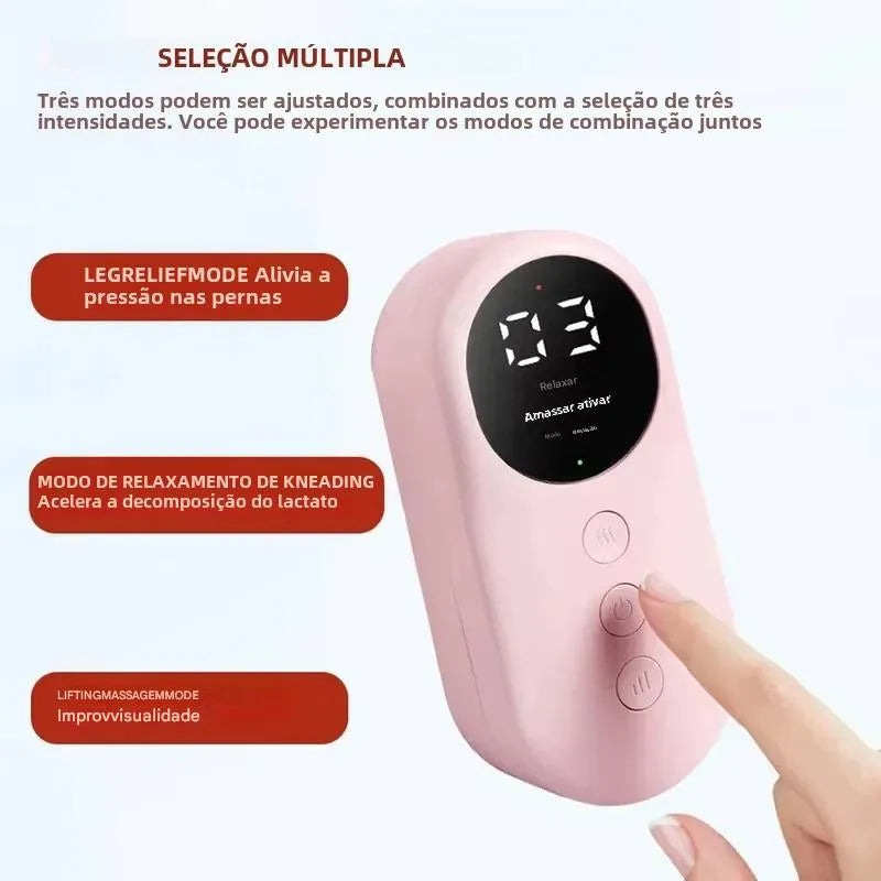 Massageador Elétrico Sem Fio para Pernas