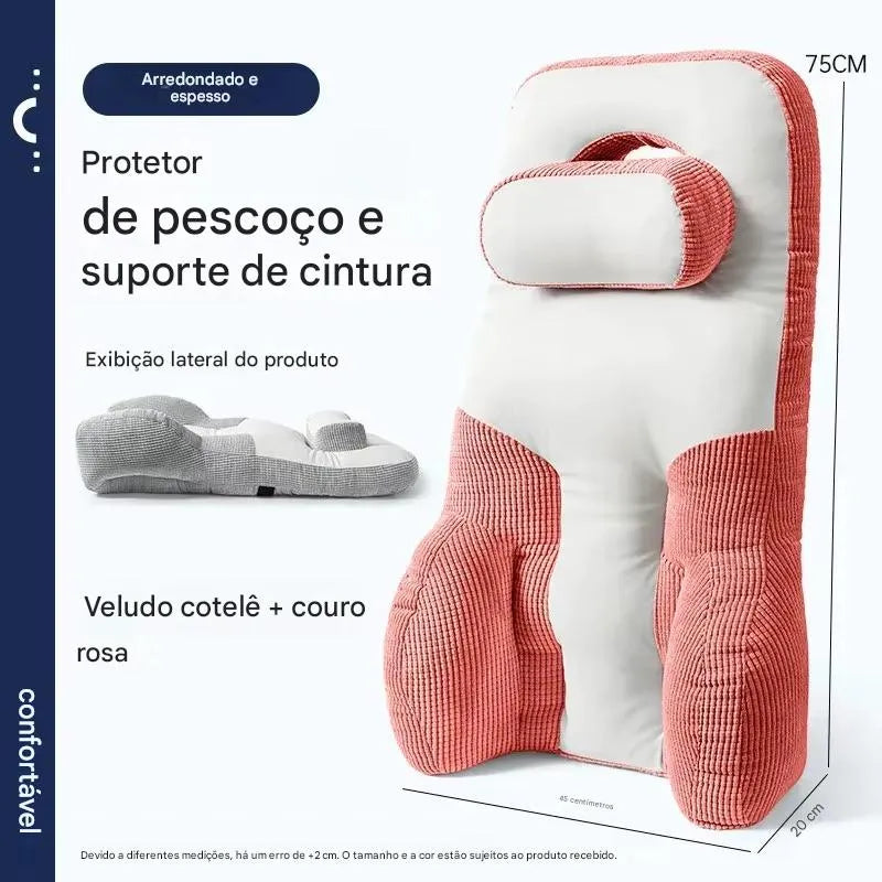 Almofada Lombar de Encosto para Cadeira e Descanso