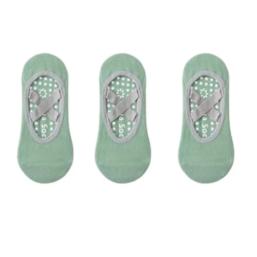 Meias Antiderrapantes Profissionais para Yoga e Pilates