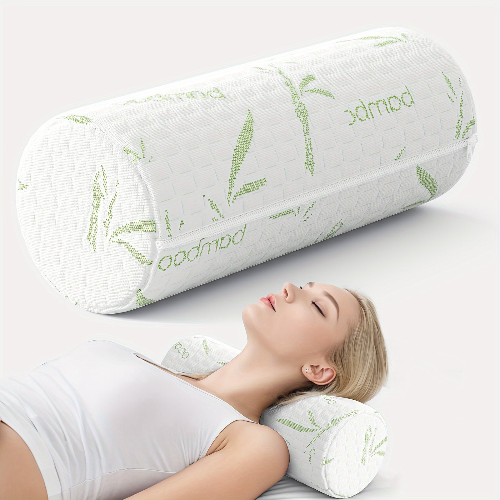 Almofada Ergonômica de Cilindro de Espuma Viscoelástica Ortoluxxe