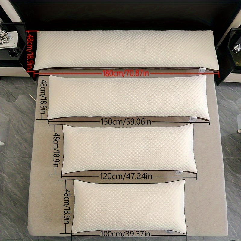 Travesseiro Longo de Corpo Anatômico Macio Luxuoso Ortoluxxe