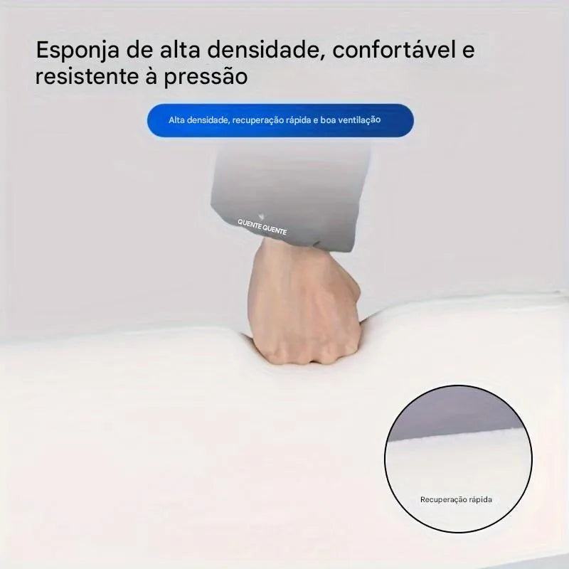 Almofada Triangular de Posicionamento para Pacientes Acamados Ortoluxxe
