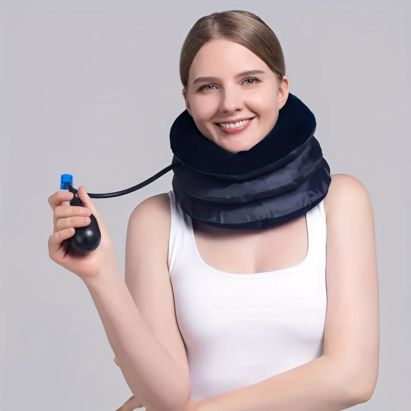 Almofada de Tração Cervical e Suporte Ajustável para Alinhamento do Pescoço e Coluna Ortoluxxe