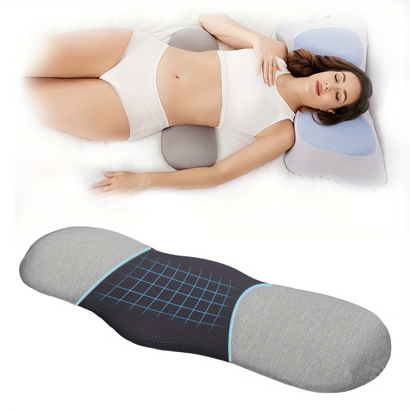 Almofada Ergonômica de Apoio Lombar em Espuma Viscoelástica Ortoluxxe
