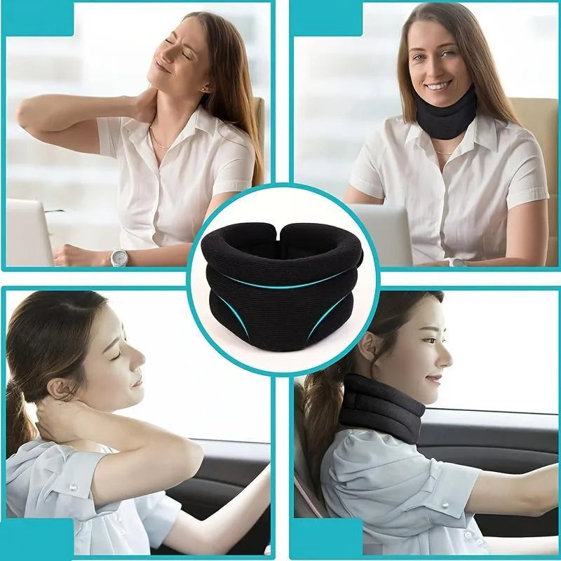Colar Cervical Ajustável de Espuma Macia para Conforto e Estabilidade Ortoluxxe