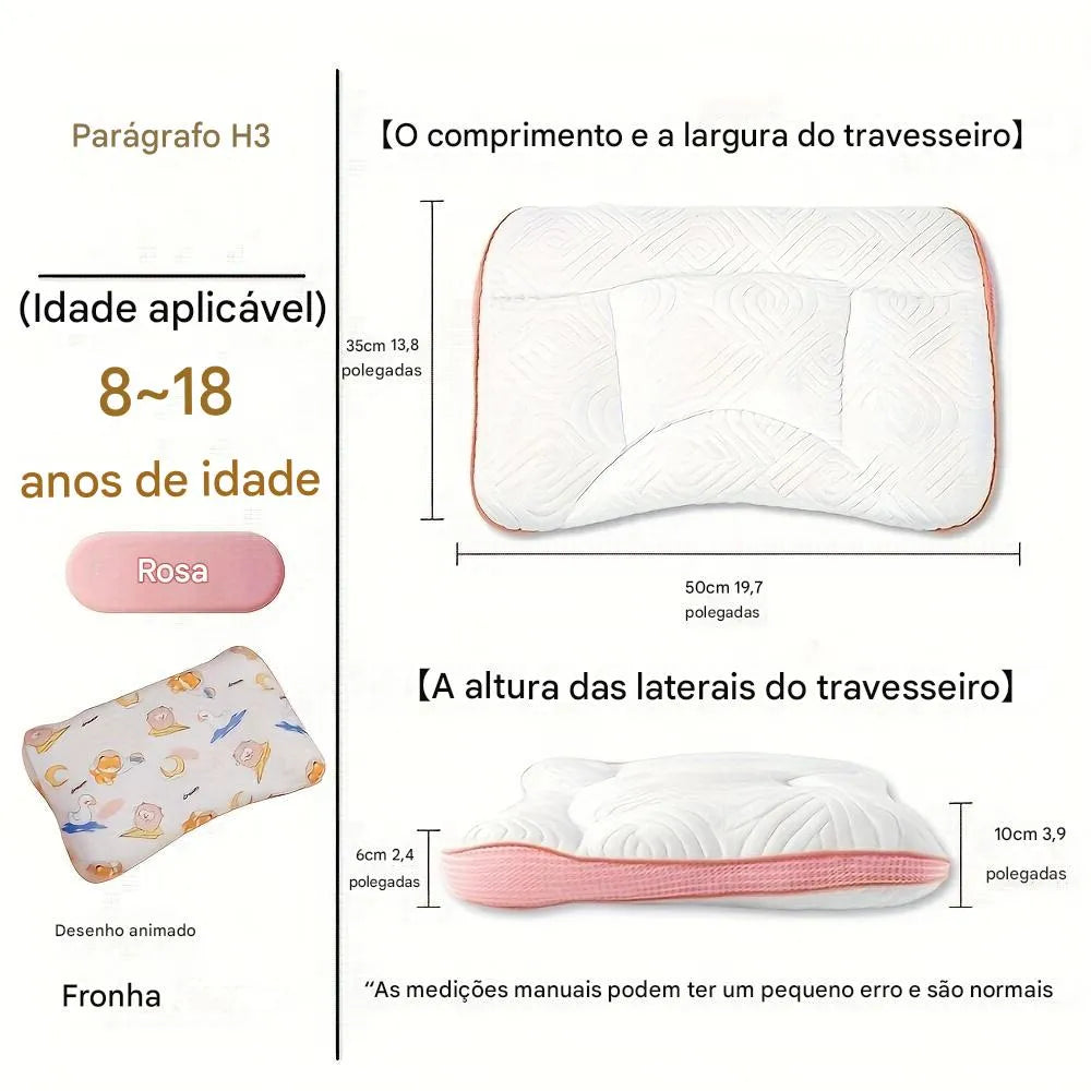 Travesseiro Ergonômico Infantil Ortoluxxe