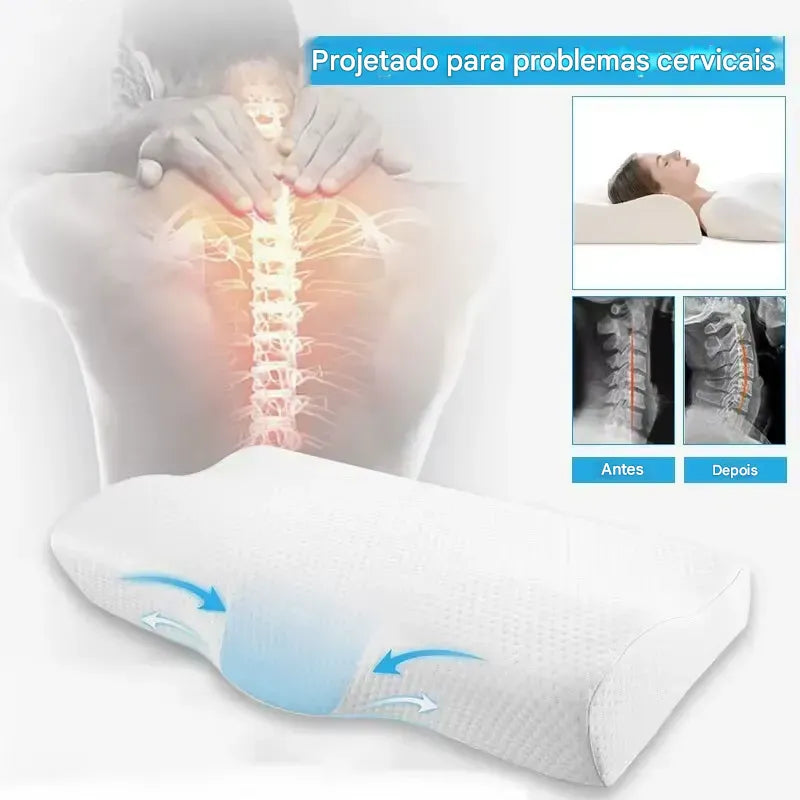 Travesseiro Ortopédico Ergonômico Ortoluxxe